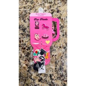 NEW Pop Trends Straw Topper and Cup Stickers